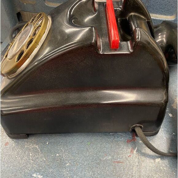 Vintage Kellogg Red Bar 1,000 Series, Bakelite Body Working Telephone Landline - Picture 5 of 8